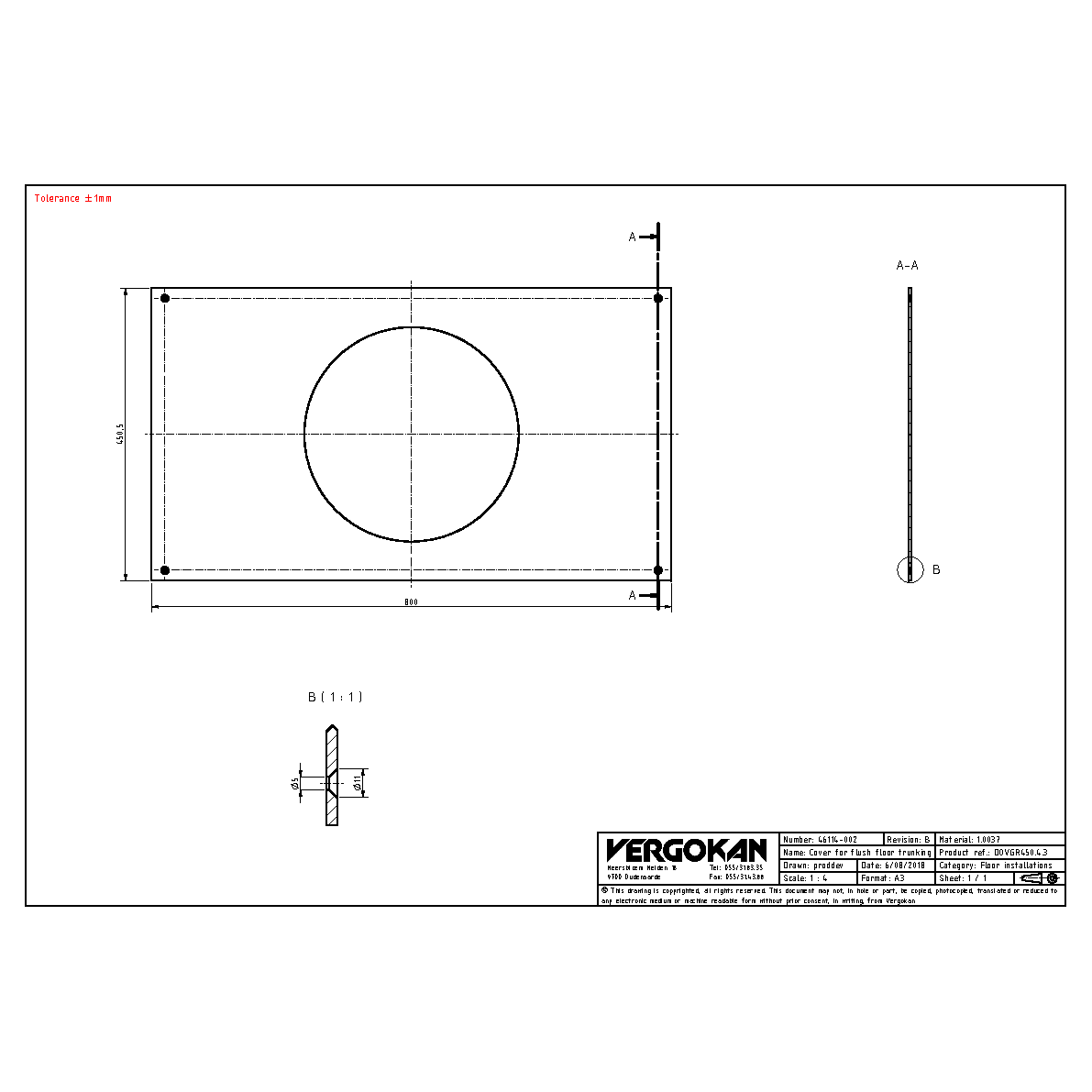 COMMERCIAL DOVGR450.4.3